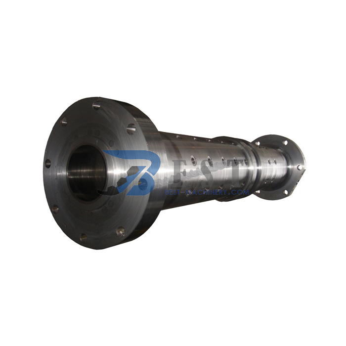 Rubber screw barrel